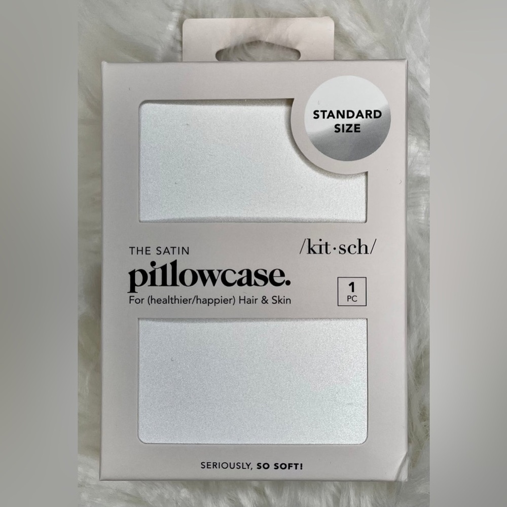 New /kit •sch/ Standard size the  satin‎ pillowcase